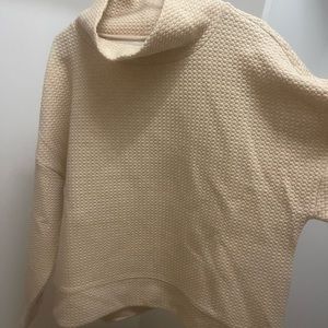 Calia waffle knit sweater